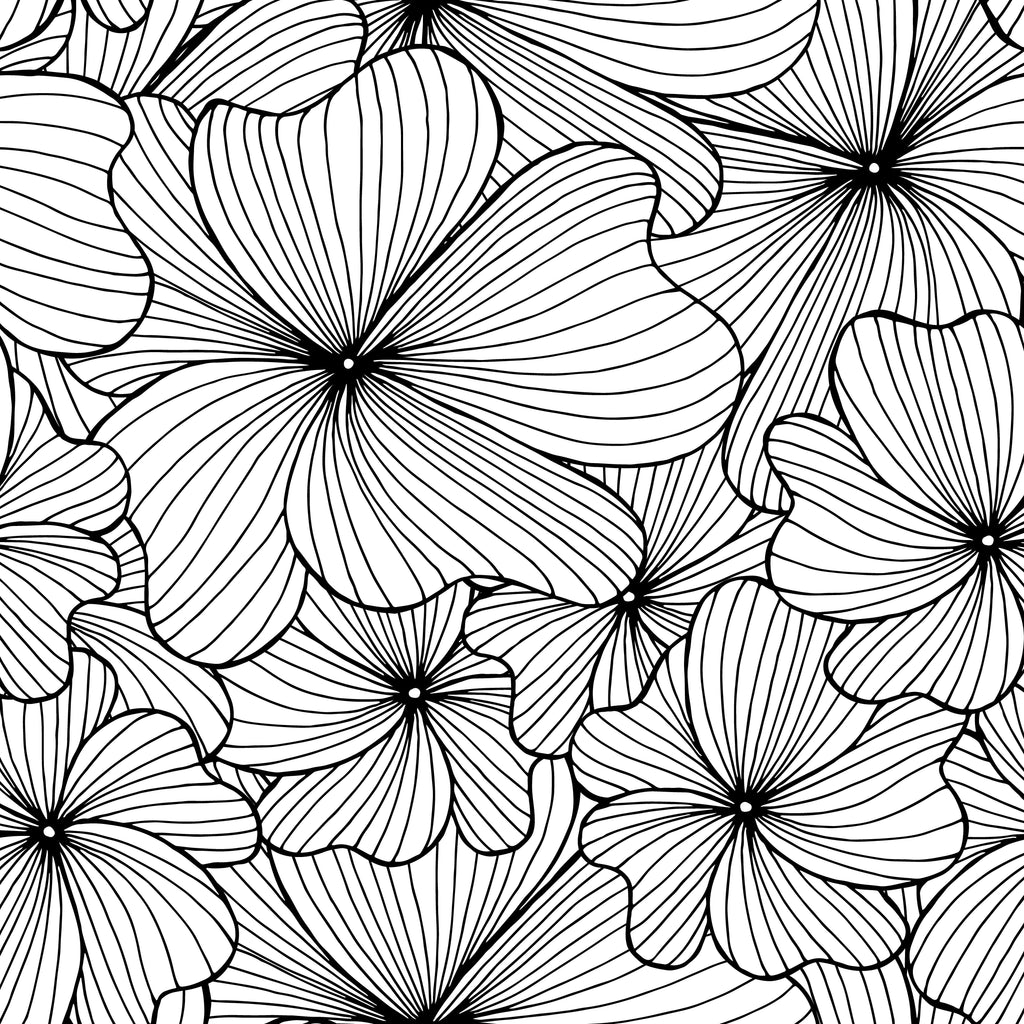 Monochrome Madness Design 06 100% Quilting Cotton Approx. 44"/112cm