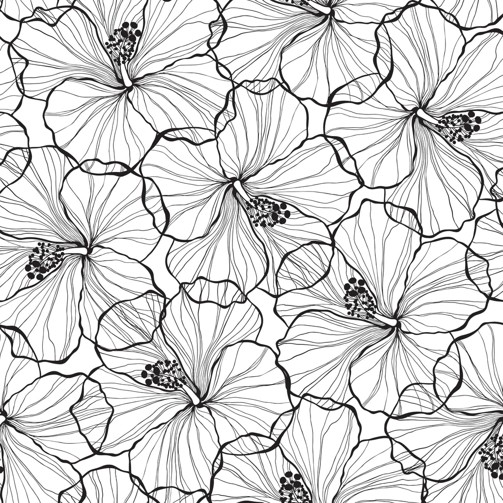 Monochrome Madness Design 09 100% Quilting Cotton Approx. 44"/112cm