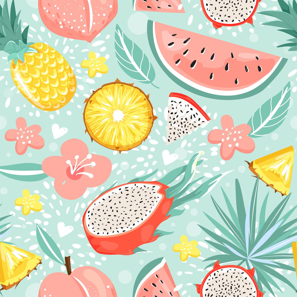 FF1031 Summer Fruits - Digital Print 100% Quilting Cotton