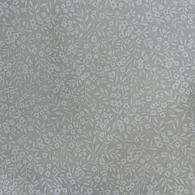 FF104 - Ivory 100% Cotton Paste Print, Approx. 112cm Wide