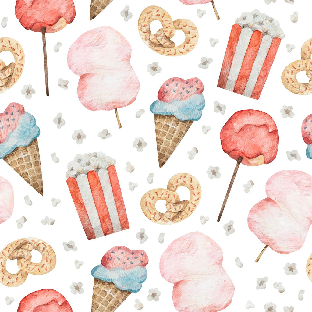 FF2088 Cotton Candy Ice Cream - Digital Print 100% Quilting Cotton