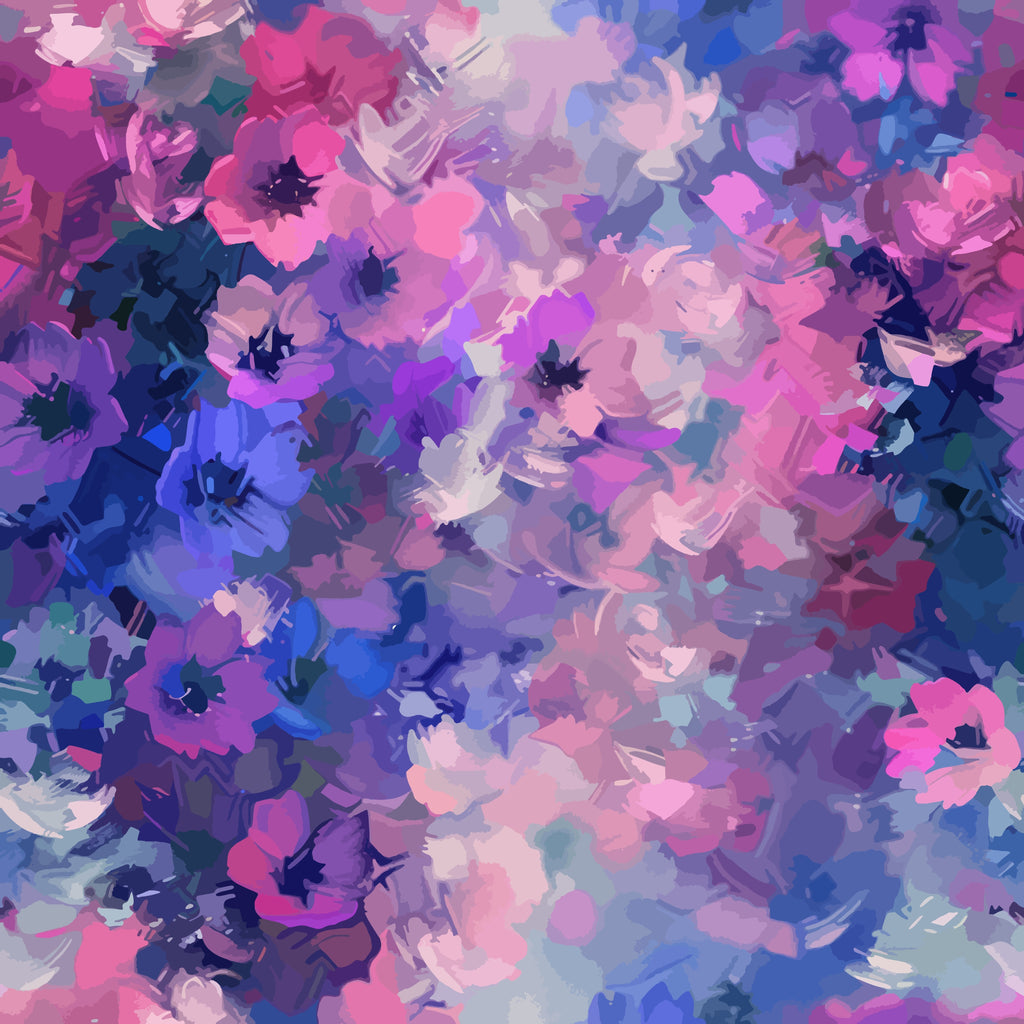FF33/02 Floral 100% Quilting Cotton, Approx. 44" (112cm) Wide