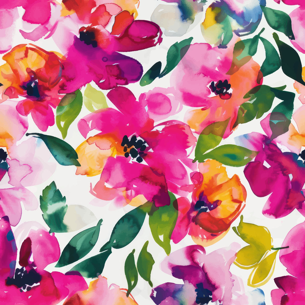 FF33/04 Floral 100% Quilting Cotton, Approx. 44" (112cm) Wide