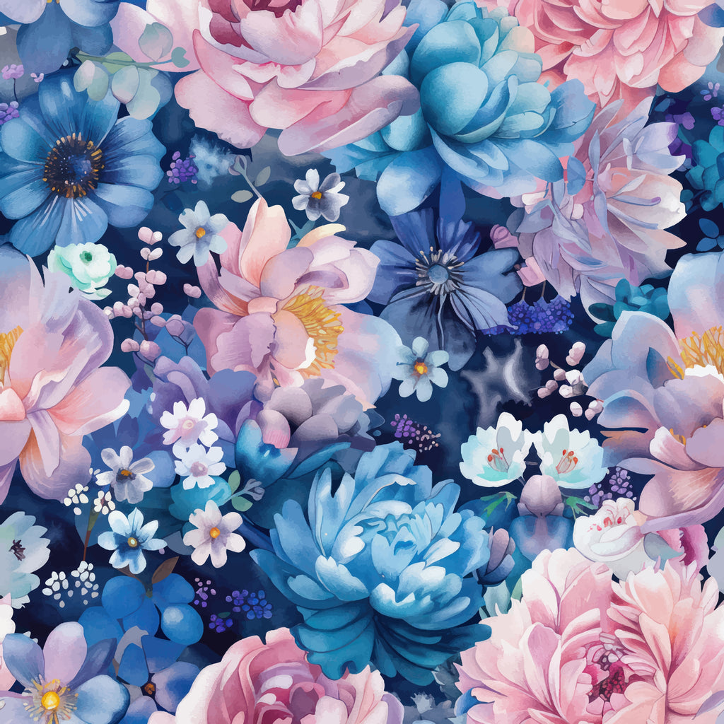 FF33/05 Floral 100% Quilting Cotton, Approx. 44" (112cm) Wide