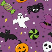 FF434 - Halloween Madness Halloween Fabric 100% Quilting Cotton Approx. 44"/112cm