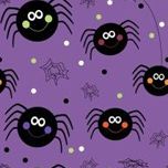 FF435 - Spider Frenzy Halloween Fabric 100% Quilting Cotton Approx. 44"/112cm