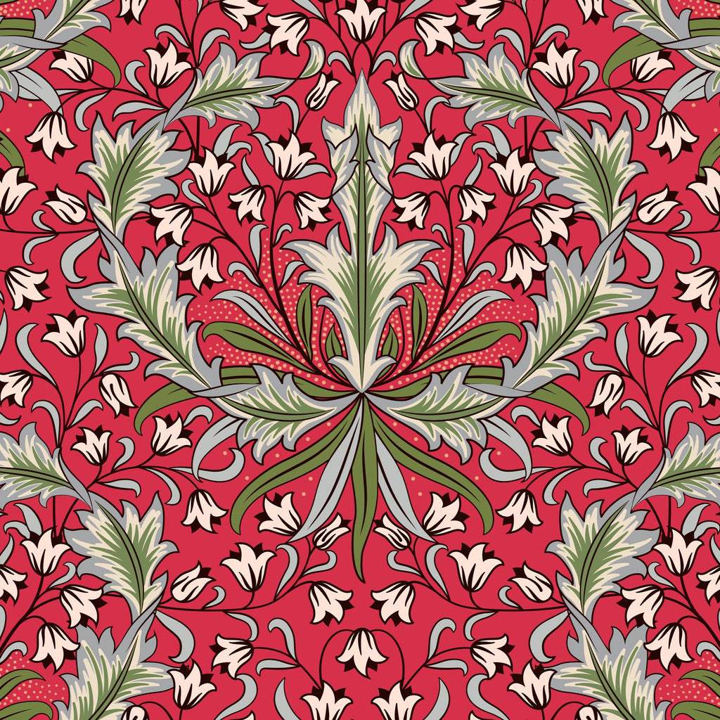 William Morris Inspired Singles Design 11 100% Quilting Cotton Approx. 44"/112cm