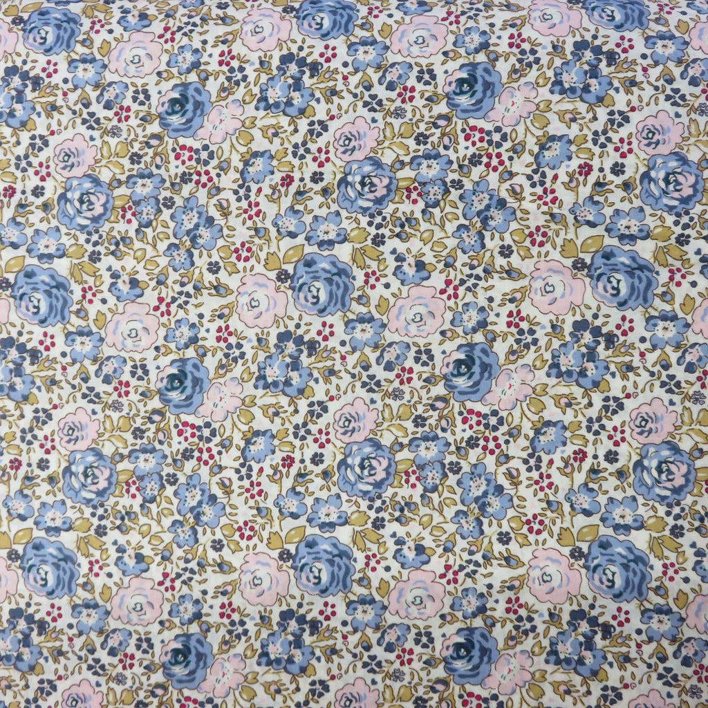 Poplin Print Design - 1049 Floral 100% Cotton Fabric 56"/140cm