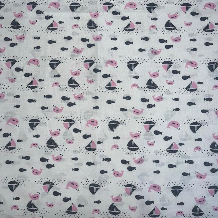Poplin Print Design -1050 100% Cotton Fabric 56"/140cm