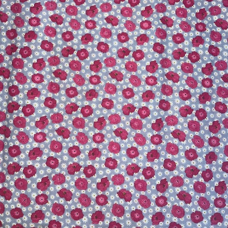 Poplin Print Design - 1059 100% Cotton Fabric 56"/140cm