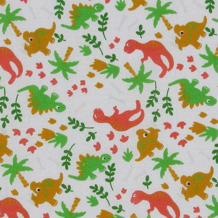 Dinosaurs Design:1909 Polycotton Print 65% Polyester 35% Cotton Approx. 44"/112cm