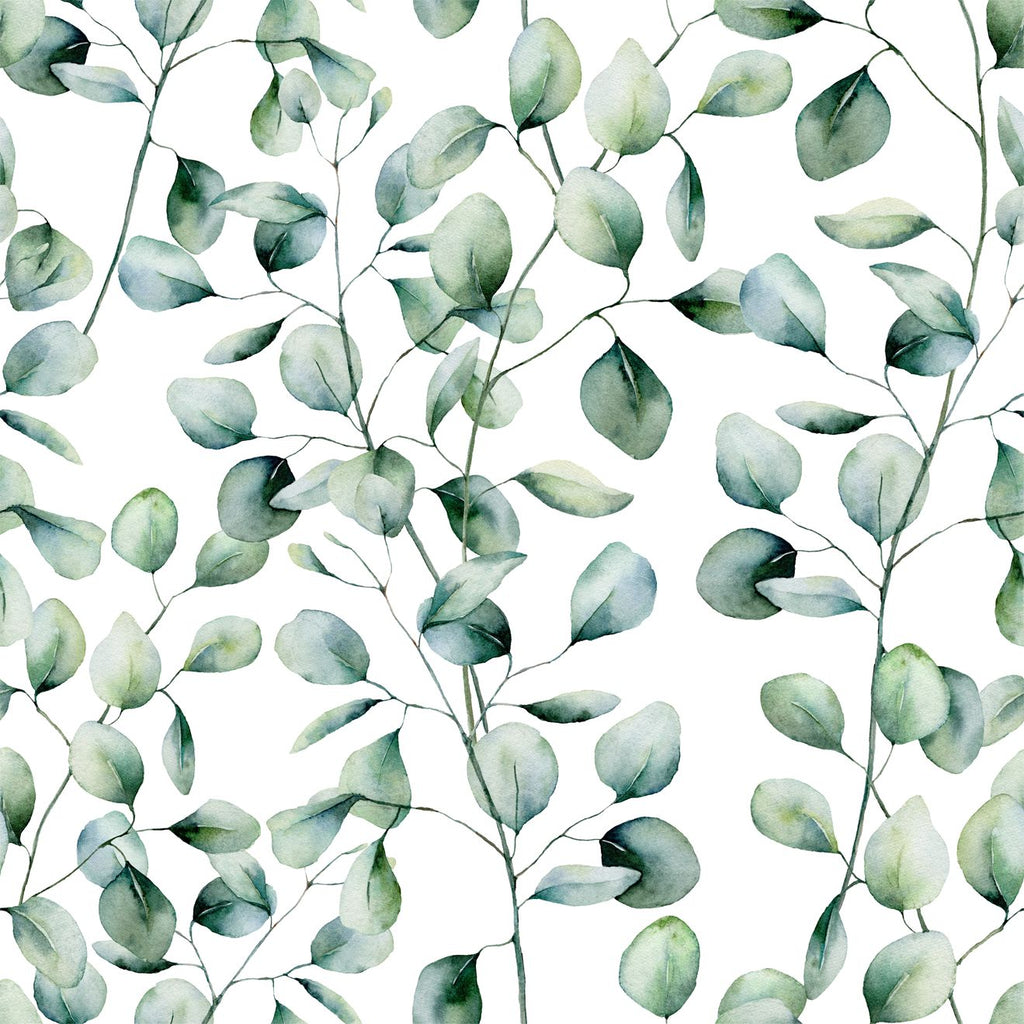 FF2066 Eucalyptus Leaf - Digital Print 100% Quilting Cotton