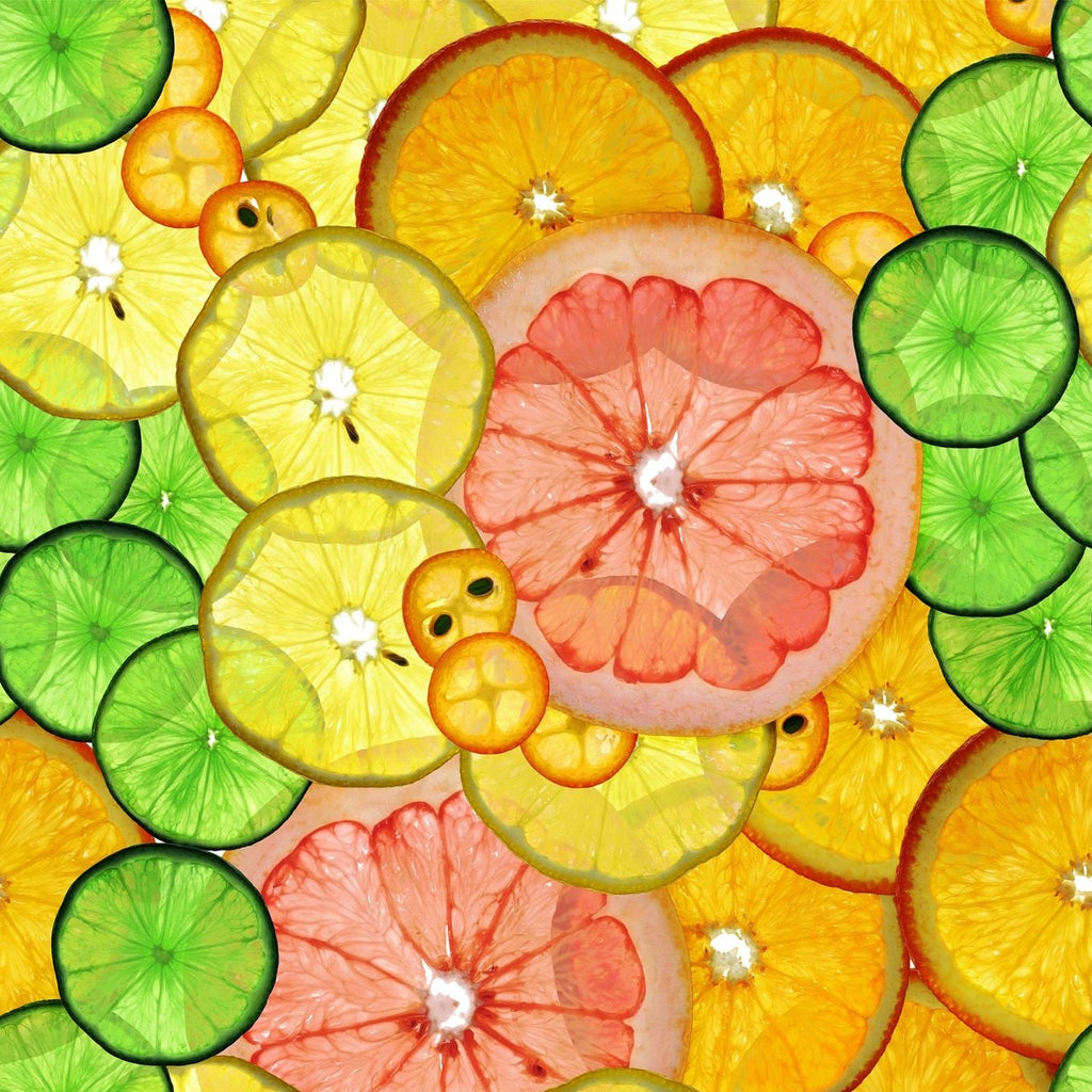 FF2111 Citrus Fruits - Digital Print 100% Quilting Cotton