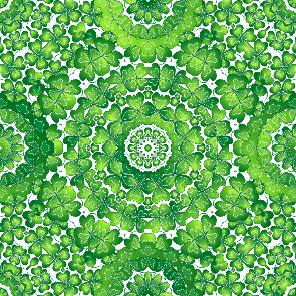 FF2124 Clove Circles, St Patricks Day - Digital Print 100% Quilting Cotton