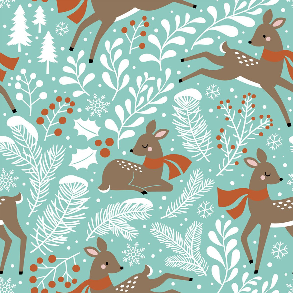 FF2232 - Christmas Digital Print 100% Quilting Cotton, Approx. 44" (112cm) Wide
