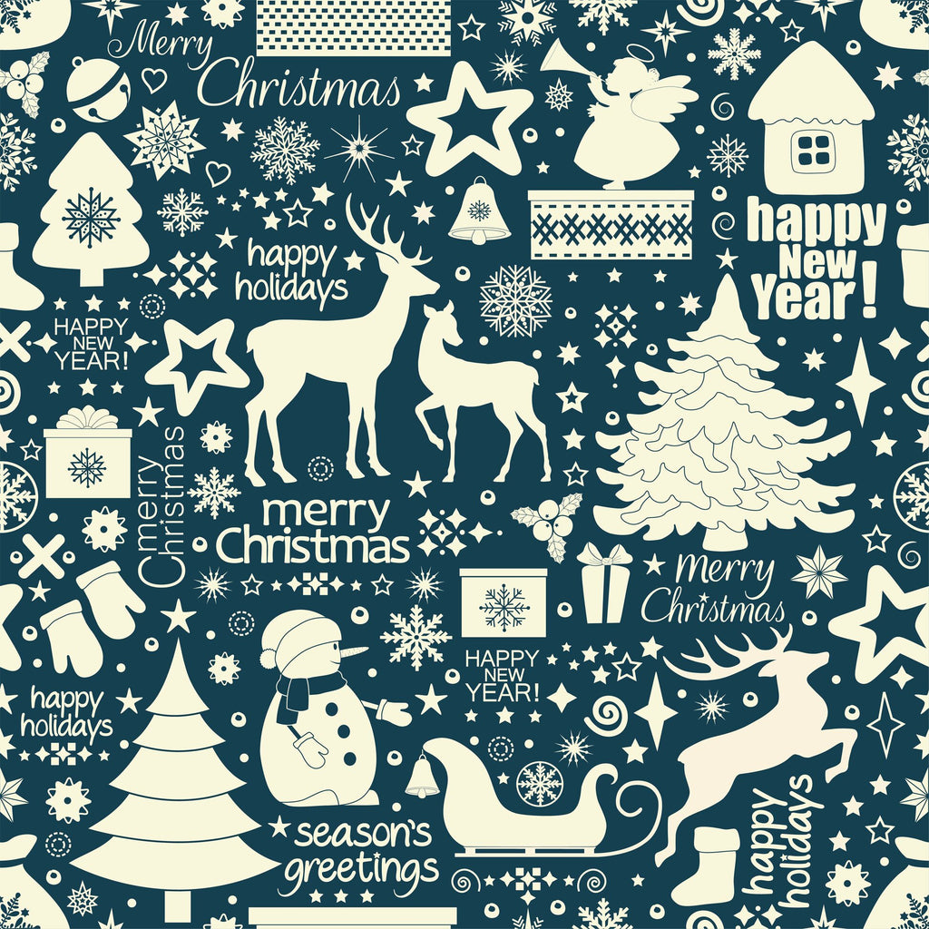 FF2233 - Christmas Digital Print 100% Quilting Cotton, Approx. 44" (112cm) Wide