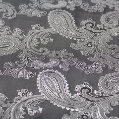 PO48 - Two Tone Paisley Jacquard Lining Fabric 100% Polyester