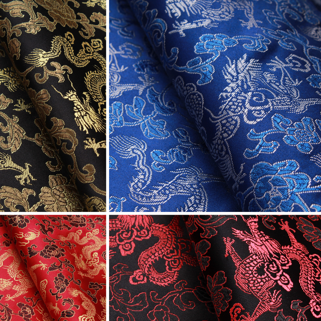 PO87 - Chinese Brocade 100% Polyester Approx. 44"/114cm