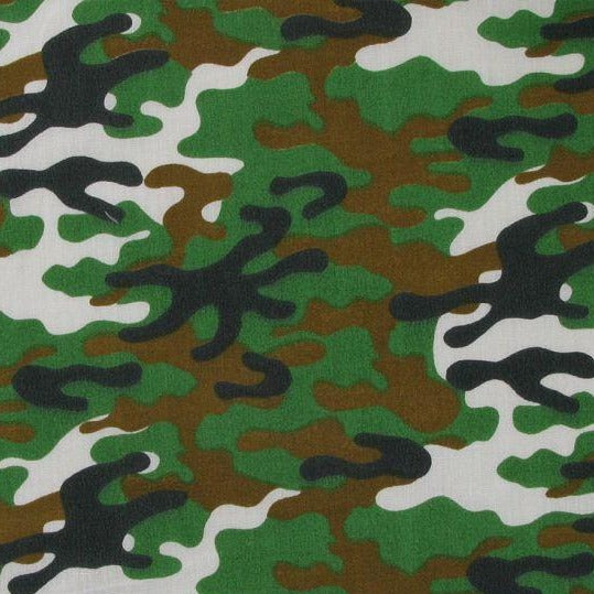 Camouflage Design:2108 Polycotton Print 65% Polyester 35% Cotton Approx. 44"/112cm