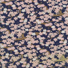 PO264 Japanese Cherry Blossom Metallic 100% Cotton, 58